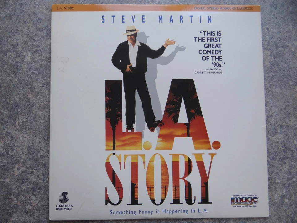 L.A. Story US Vintage Laser Disc LD Film Video CD Laserdisk Englisch 90er - Bild 4 von 4