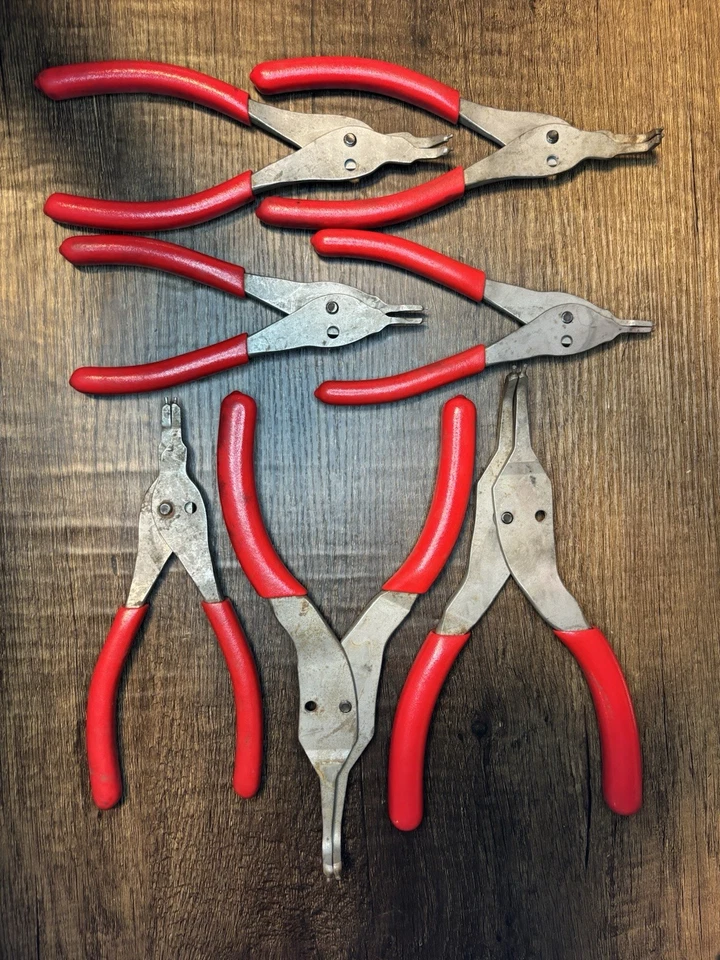 Juego de alicates de anillo a presión de 7 piezas Foto 2 de 4