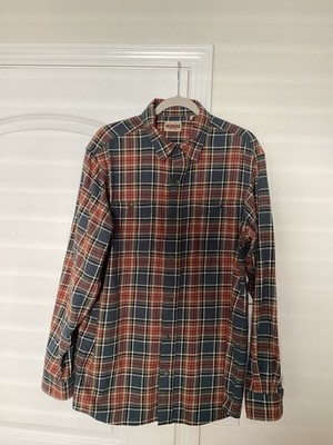 Men s Redhead Long Sleeve Flannel Shirt Size Large (#2)