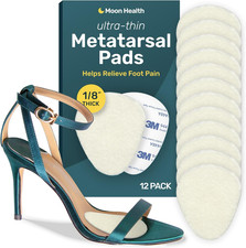 Ultra Thin Metatarsal Pads Women and Men, Ball of Foot Cushions, Metatarsal Foot