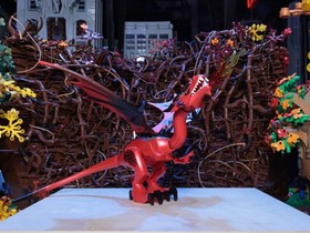 LEGO Red Dragon from Set 70403 Dragon Mountain (SCREEN USED)