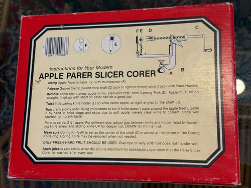 Vintage Retro Norpro Apple Parer Slicer Corer VTG - Picture 4 of 6