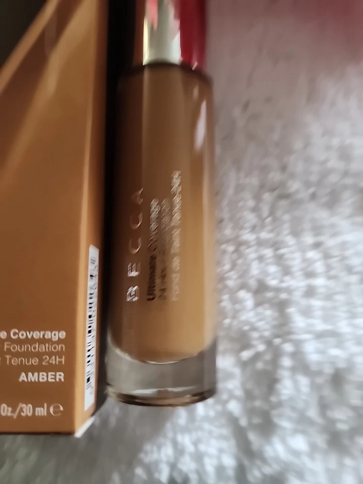 BECCA ULTIMATE COVERAGE 24 HOUR FOUNDATION AMBER- 1 OZ BOXED - Image 4 of 4