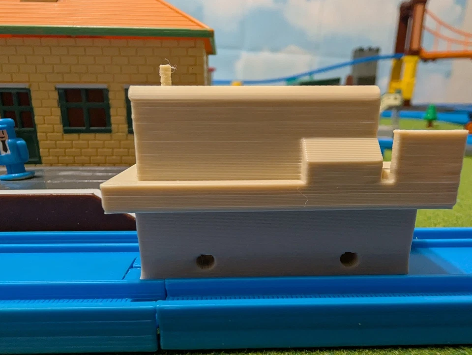 Thomas And Friends Ferrovia de Madeira Bitola Estreita "Fred" Madeira Impresso em 3D Pla Personalizado - Imagem 3 de 4