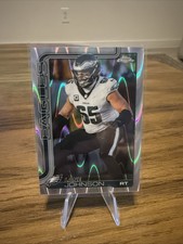 2025 Topps Chrome Lane Johnson RAYWAVE Refractor #246 Philadelphia Eagles