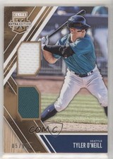 2017 Panini Elite Extra Edition Dual Materials Holo Gold 5/99 Tyler O'Neill hg6