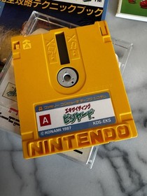 Vintage Nintendo Famicom Disk EXCITING BILLIARDS Nintendo dk JAPAN w/Manuals