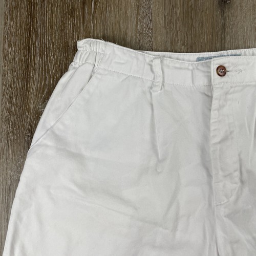 Vintage Kahalu Fiji Cotton High Wasted Beach Shorts Women's 10 Stretch Waist - 第 3/18 張圖片