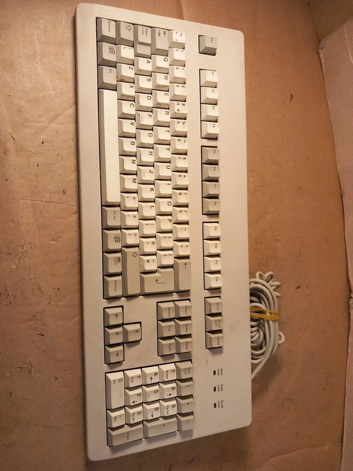 Vintage Cherry D-91275 Multi functional Compact UK Mechanical Keyboard. - image 3 of 4