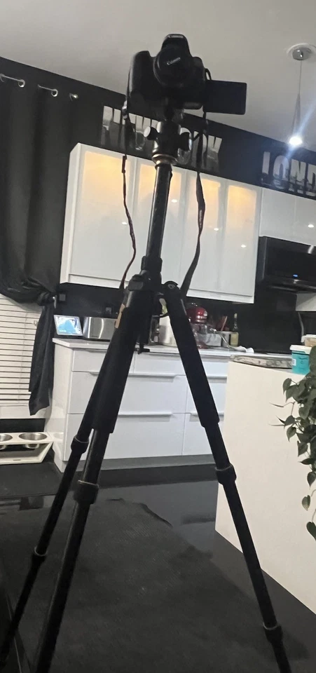 Camera Tripod Lightweight Vlog Travel Tripod for DSLR Cameras Multi-height W/bag - Image 3 of 4