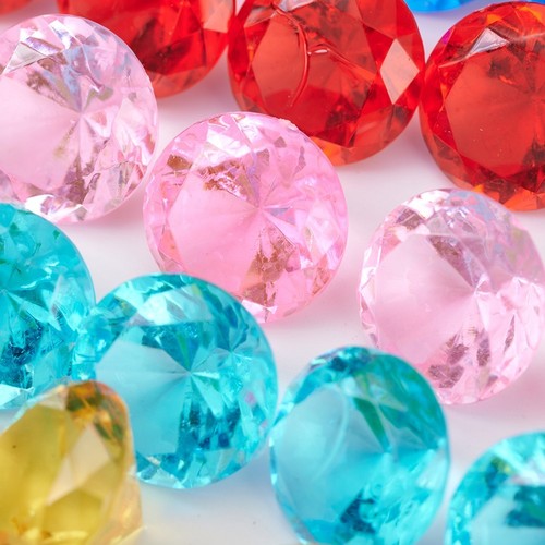 Acrylic Pirate Gems Filler Props Great for Pretend Time and Treasure Hunting - Picture 7 of 55