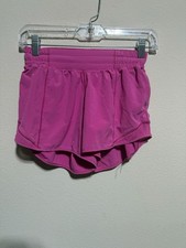 Lululemon Hotty Hot Low-Rise Lined Athletic Shorts in Pink