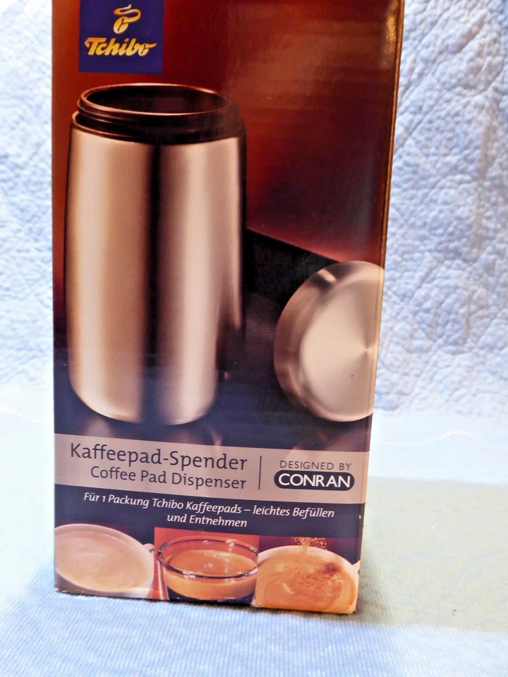 Tchibo Kaffeepad Spender, unbenutzt, OVP, Edelstahl - Bild 4 von 4