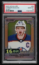 2023-24 Upper Deck Allure 16-Bit Connor McDavid #B-6 PSA 10 GEM MT 02ix