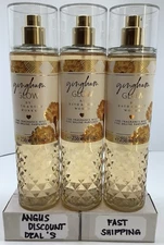 BATH & BODY WORKS “3 PACK”GINGHAM GLOW BODY MIST 8 FL OZ FAST SHIP!!