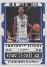 2020 Panini Contenders Draft Picks Prospect Ticket Shai Gilgeous-Alexander 0p6