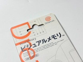 SEGA Dreamcast Visual Memory Unit VMU White 1998 Japan Rare w/ Instructions Test