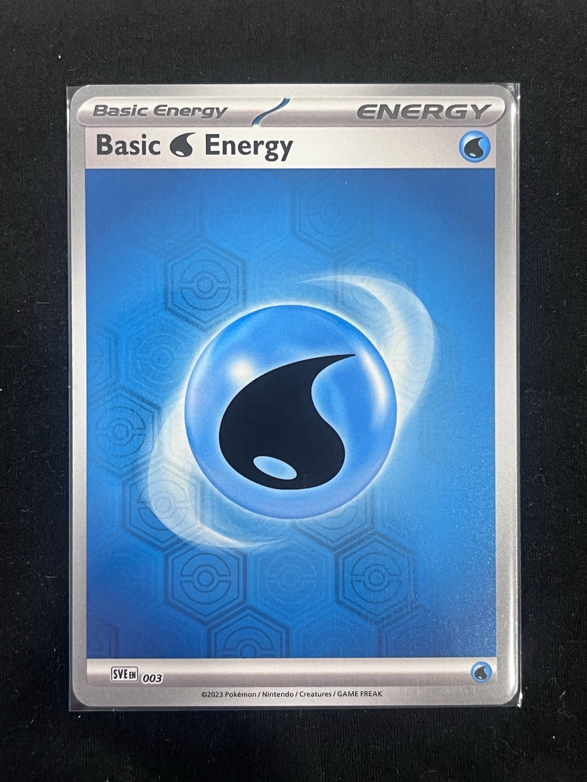 Pokemon TCG - Basic Water Energy - Shrouded Fable 003 - Reverse Holo - NM