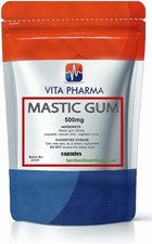 Mastic Gum 500mg Capsules | Digestive | Gut Health Support  VITAPHARMA