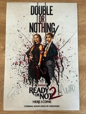 * MATT BETTINELLI-OLPIN & TYLER GILLETT * signed 12x18 poster * READY OR NOT 2 *