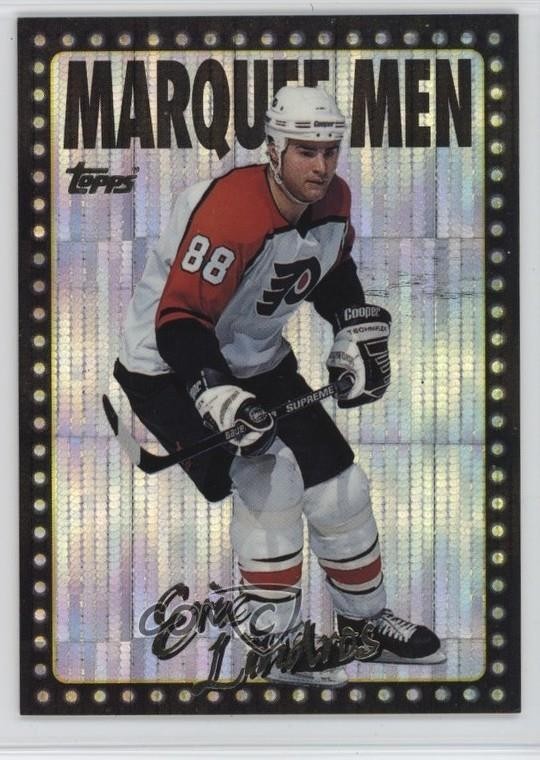 1995-96 Topps Marquee Men Power s Eric Lindros #1 HOF 17p7