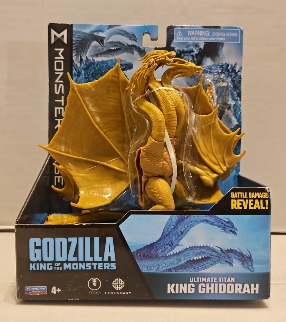 5万スタート入札なければ取り消します！TG デビルモンスター葉2枚(大株) Godzilla: MonsterVerse Ultimate Titan KING GHIDORAH Action Figure