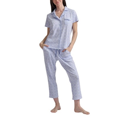 Karen Neuburger Women's Notch Collar 2-piece PJ Set or top only or