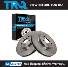 TRQ Front Brake Rotors Set For 2019-2023 Genesis G70 2018-2021 Kia Stinger