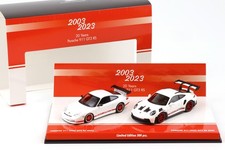 1:43 Minichamps 2-car Set 20 Years Porsche 911 GT3 RS 996 + 992 White/ Red