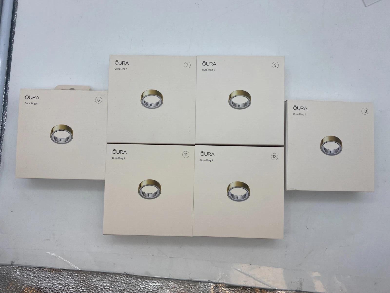 Oura Ring Gen 4 Fitness Ring - Gold - ONLY Size 8 LEFT New SEALED