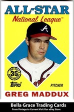 2023 Topps Greg Maddux #88AS-6 Braves 1988 Topps 35th Anniversary All-Stars MLB 