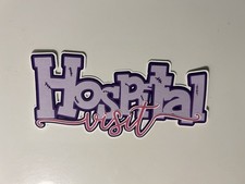 Hospital Visit Scrapbook Title Handmade Paper Pieced Die Cut