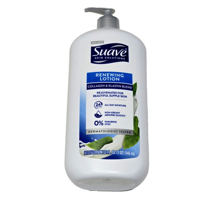 Suave Skin Solutions Renewing Lotion Collagen & Elastin Blend Rejuvenates