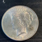 1923-P Peace Dollar Blast White Observe Cool Toning Reverse See Pics!