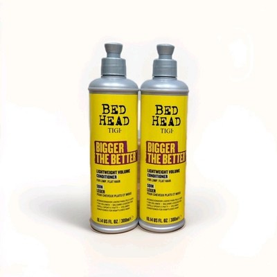2 x Bed Head by TIGI Bigger The Better Lightweight Volume Conditioner, 300 ml