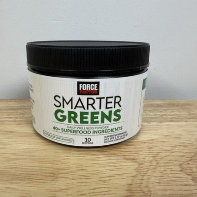Force Factor Smarter Greens Powder Superfood Blend Daily Wellness