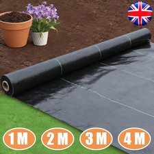 10/25/50M Long Heavy Duty Weed Control Fabric Membrane Suppressing Ground Cover