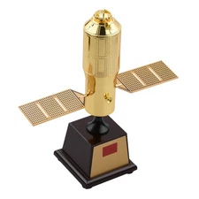 1/80 Tiangong No.2 Spacecraft Alloy Space Ship Satellite Long March Rocket Model