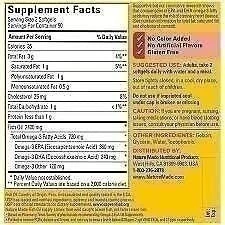 Aceite de pescado Nature Made 1200 mg, 360 mg Omega-3 100 cápsulas blandas líquidas (paquete de 3) Foto 2 de 4