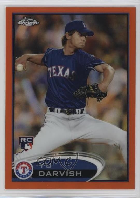 2012 Topps Chrome Retail Orange Refractor Yu Darvish #151 8cg