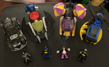 Lot Of 8 Batman Penguin Copter Imaginext Batm...