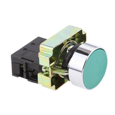XB2-BA31 Green Momentary Self-Reset Flush Push Button Schalter 1 Nein N / O 22mm
