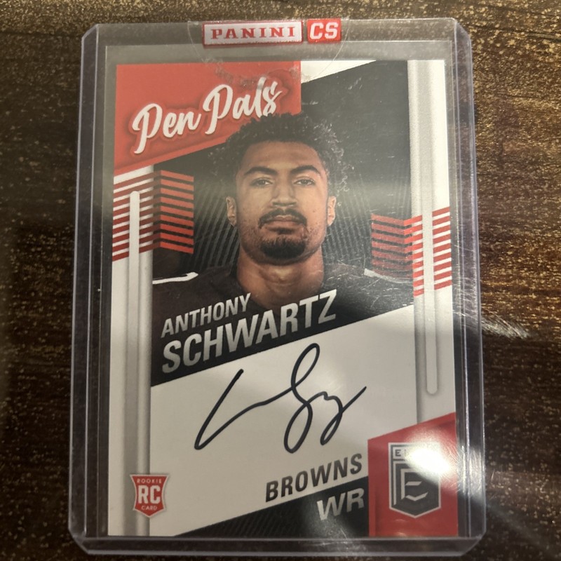 2021 Panini Donruss Elite - Pen Pals Anthony Schwartz #PP-ASC (AU, RC)