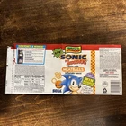 Vintage Sonic The Hedgehog Pasta Original Label 1995 SEGA Franco American RARE