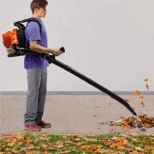 2 Strokes 42.7CC Commercial Gas Leaf Blower Backpack Grass Lawn Blower 6800r/min