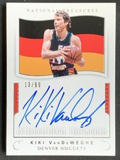 Kiki Vandeweghe 2018 Panini National Treasures International Treasures Auto /99