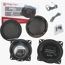1Pair 4"/6" Universal Car Coaxial Speakers - HiFi Full Range Auto Stereo Upgrade