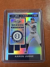 AARON JUDGE 2020 PANINI CONTENDERS OPTIC #8 SEASON TICKET SILVER PRIZM BF5483