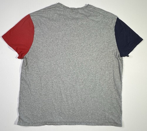 Polo Bear Ralph Lauren Classic Fit T-Shirt Men’s XL Gray Red Blue Graphic Tee - Picture 3 of 8