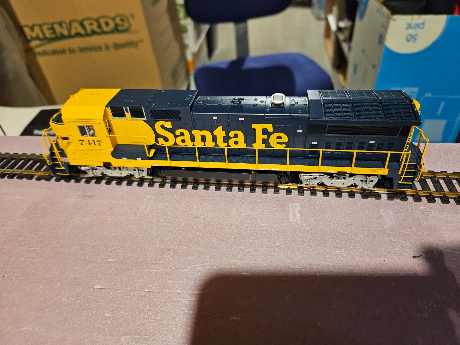 Atlas Master Silver HO 10003067 GE Dash 840B Santa Fe 7417 DCC Ready